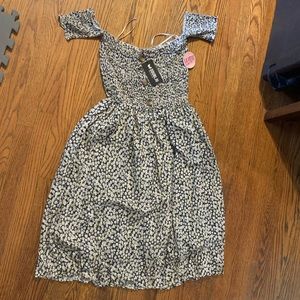 Off the shoulder dress